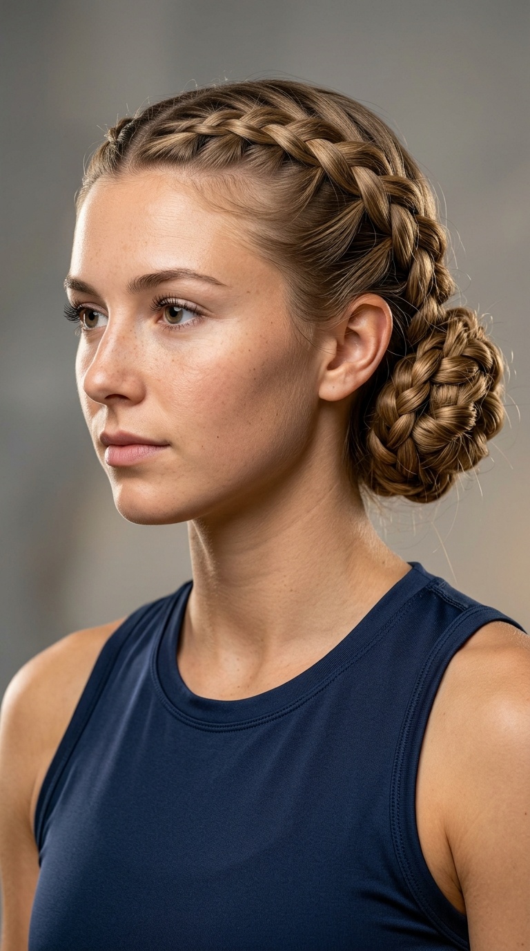 Low Braided Chignon