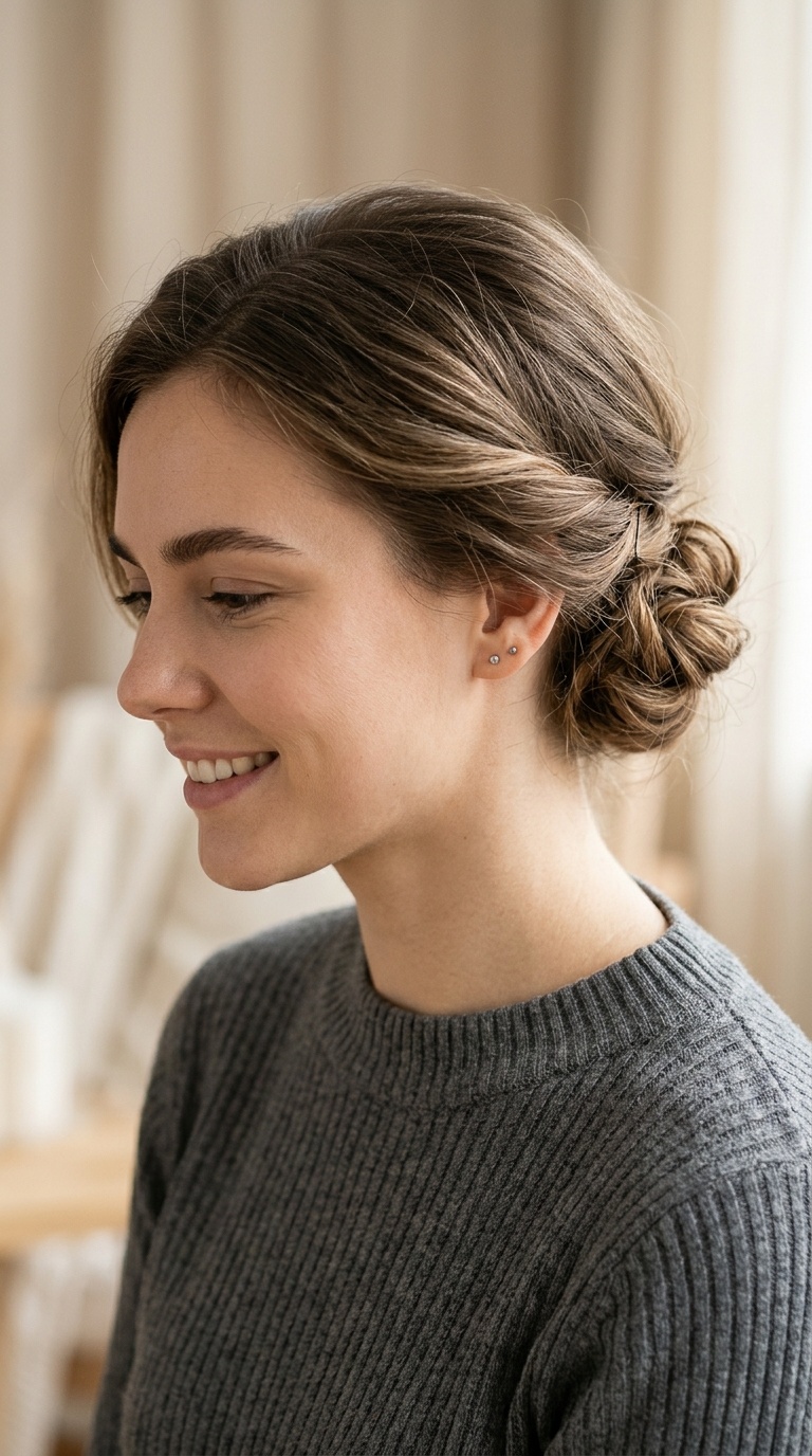 Low Chignon (Faux)