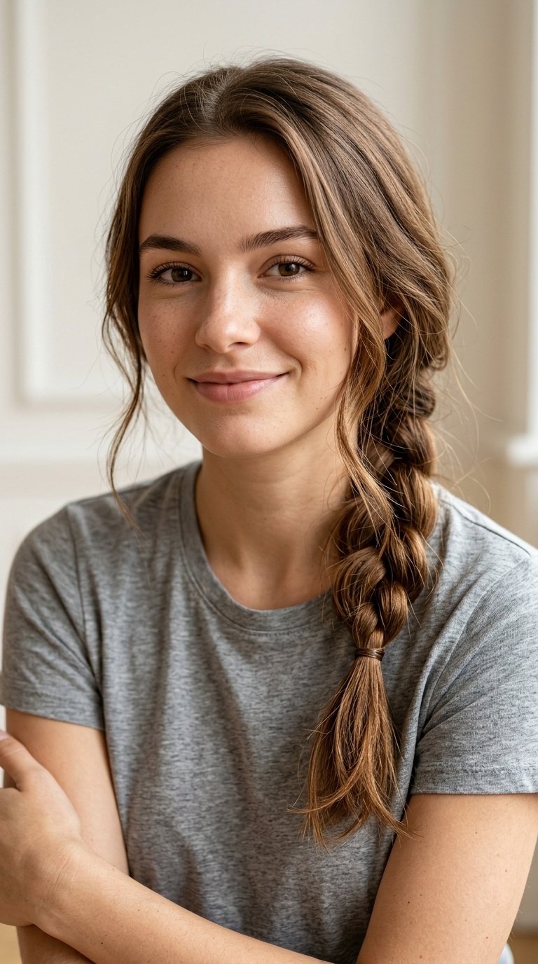 Low Effort Side Braid