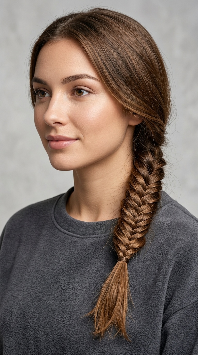 Low Fishtail Braid