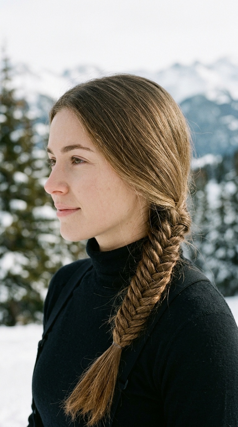 Low Fishtail Braid