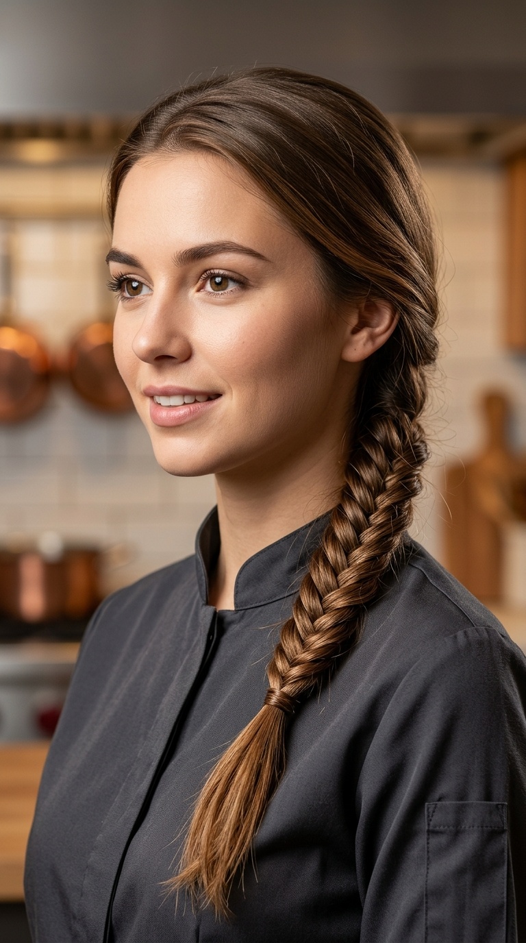 Low Fishtail Braid