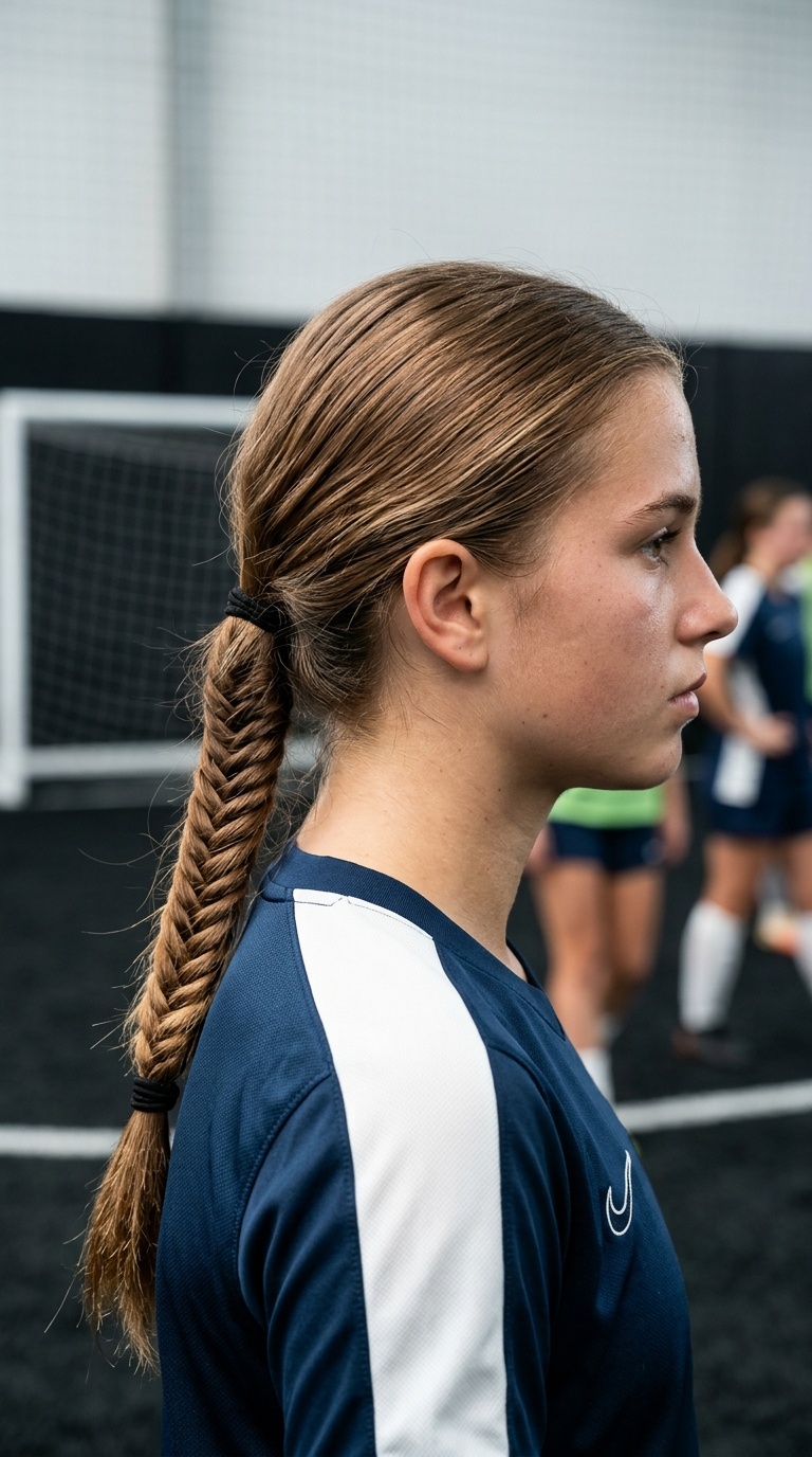 Low Fishtail Braid