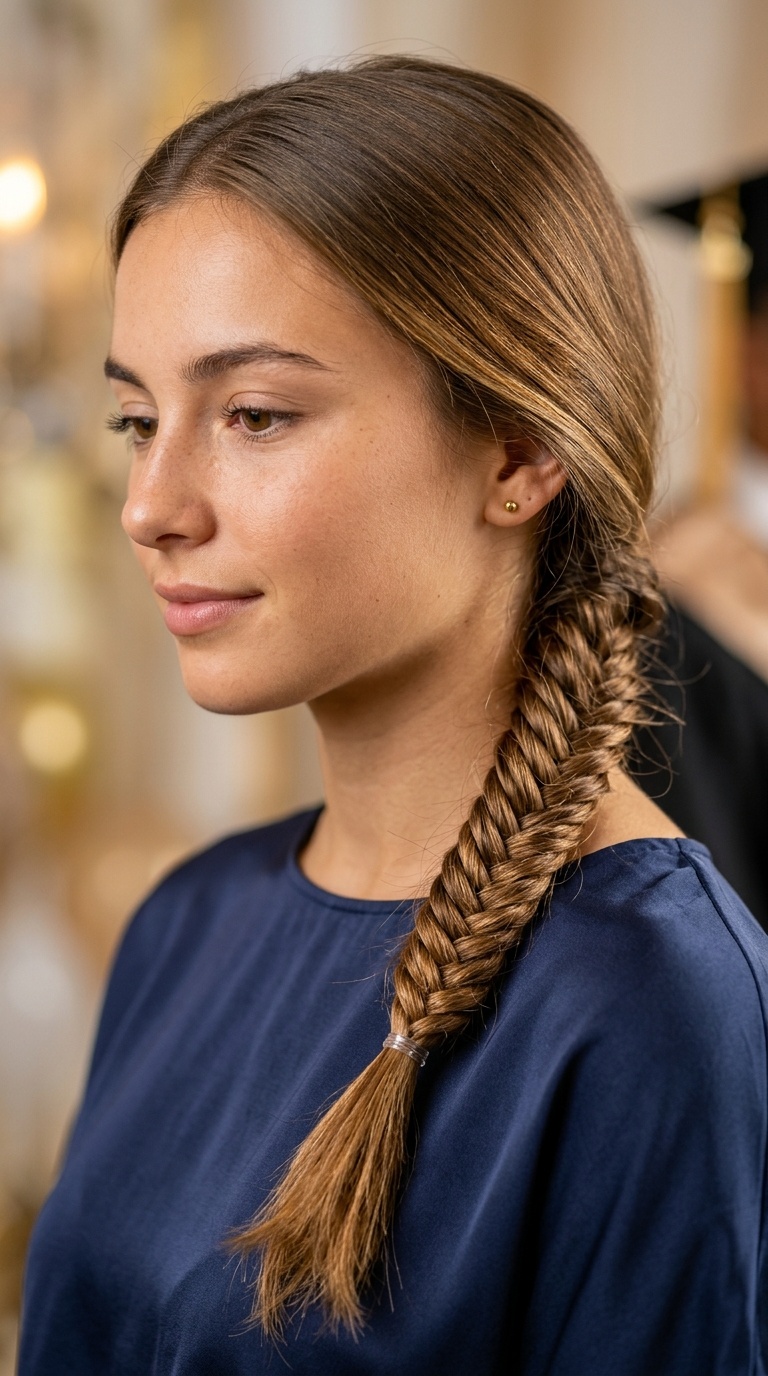 Low Fishtail Braid