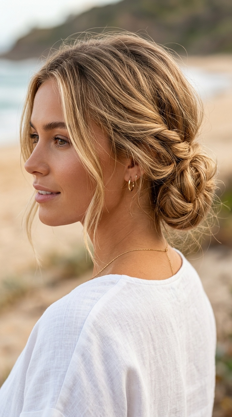 Low Messy Chignon