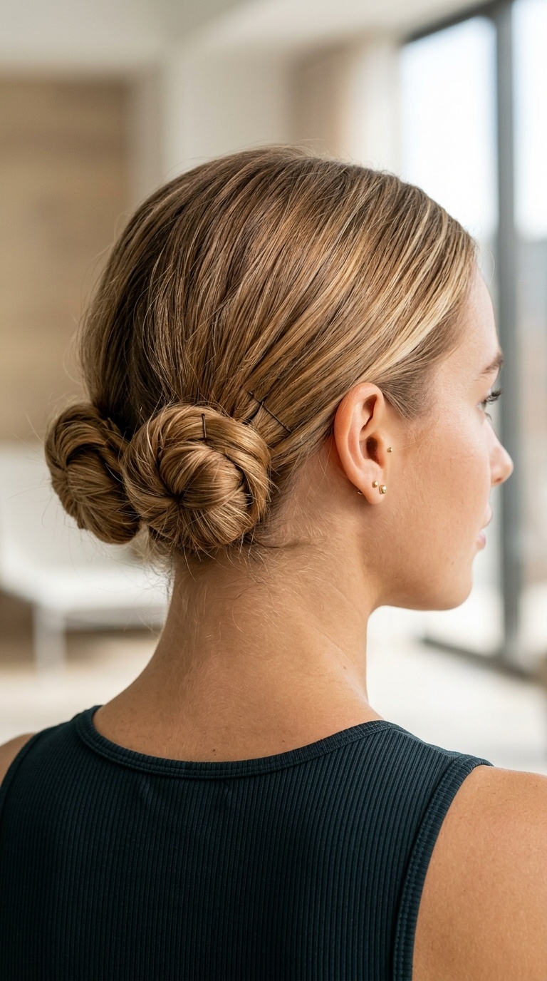 Low Nape Space Buns