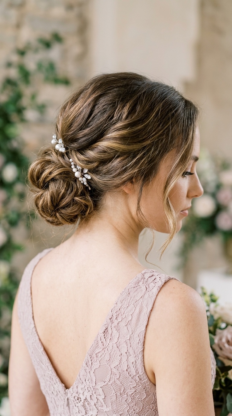 Low Romantic Messy Bun