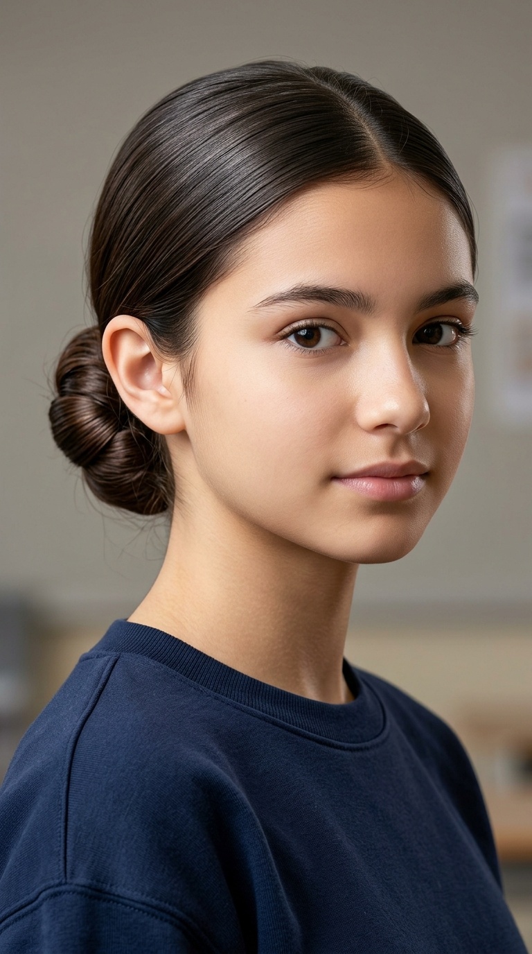 Low Sleek Bun