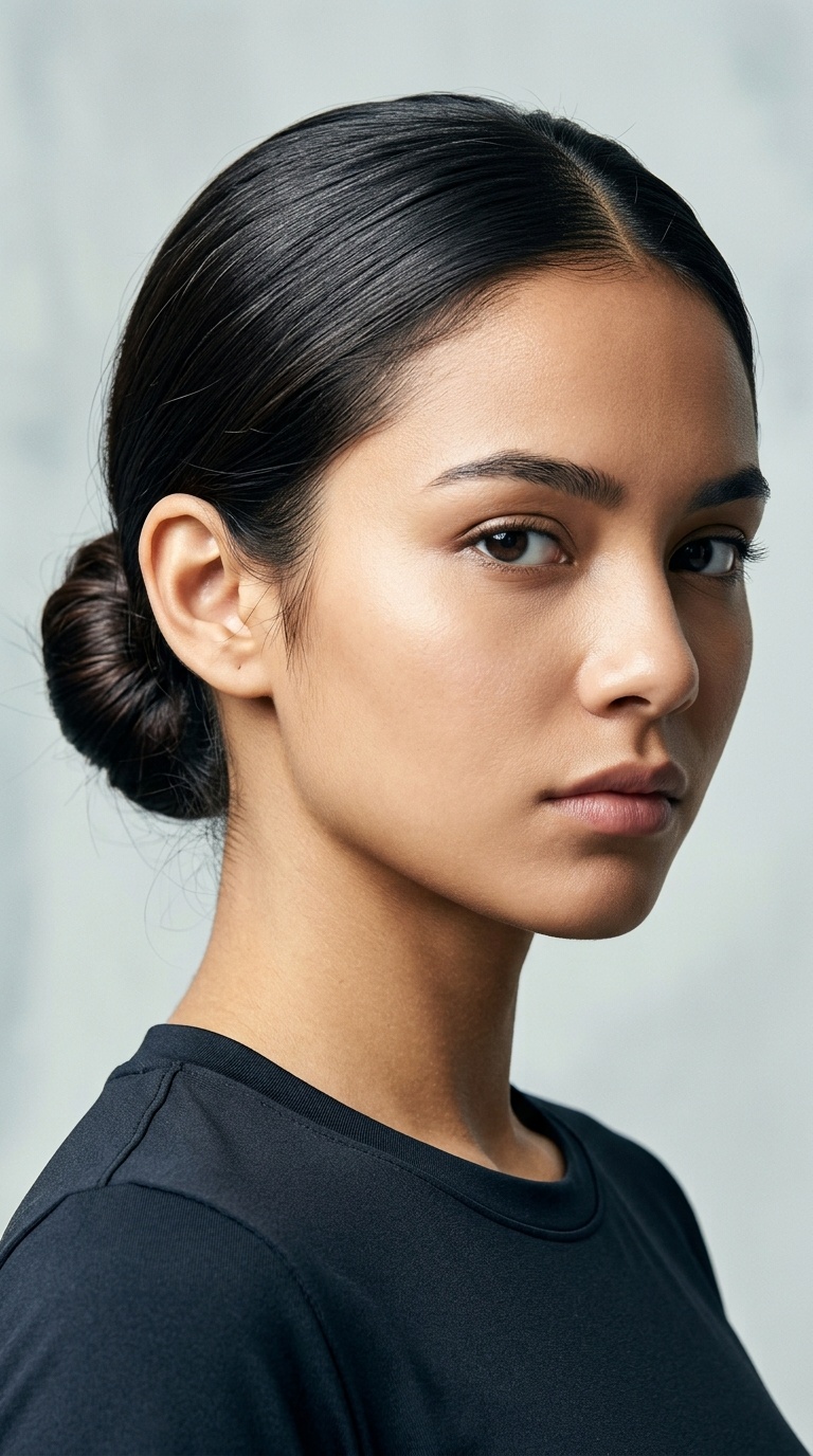 Low Sleek Bun