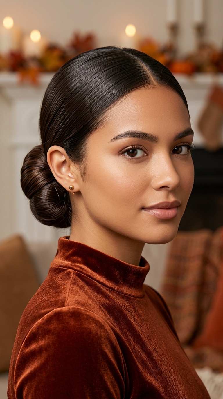 Low Sleek Bun