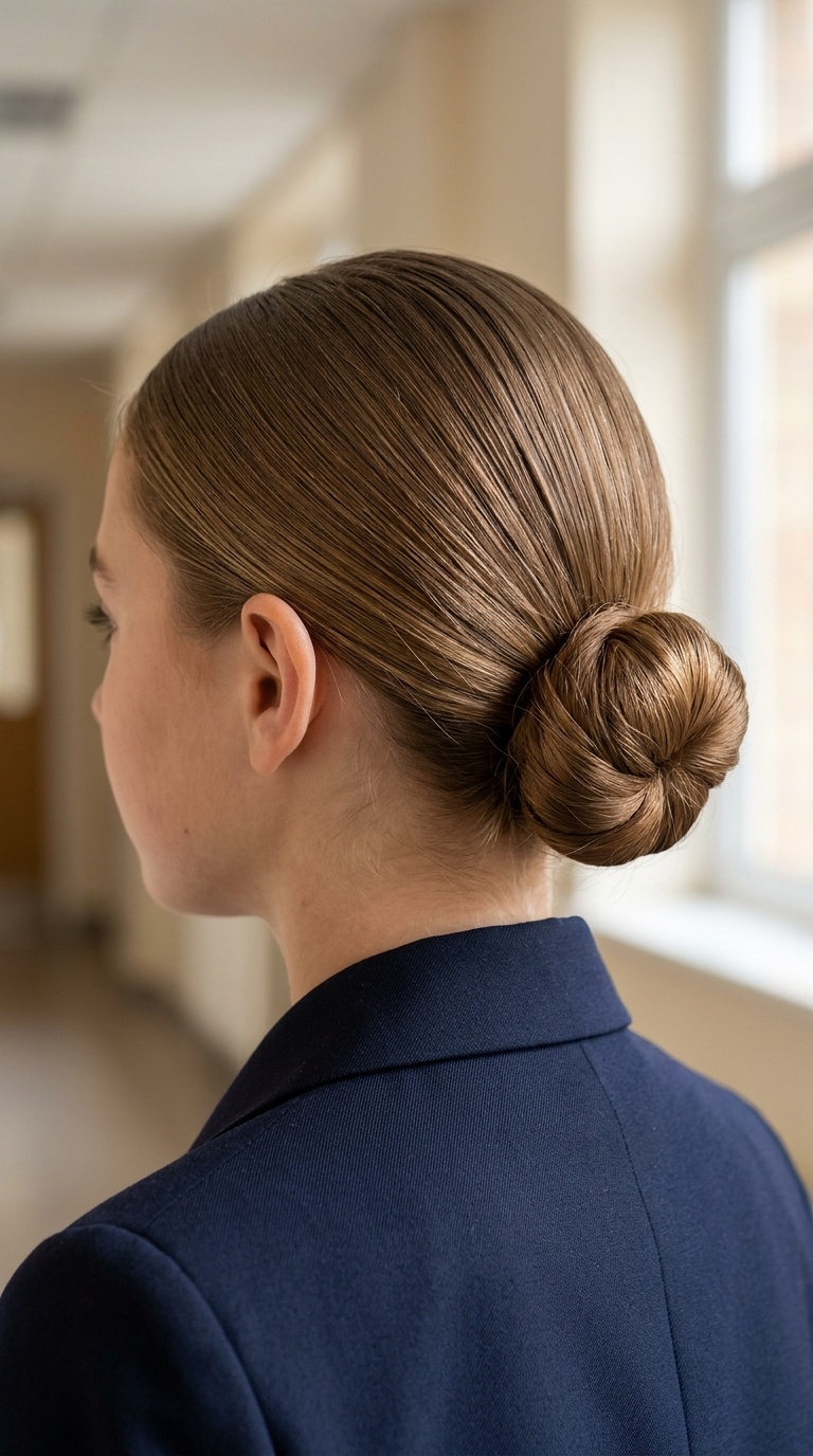 Low Sleek Bun