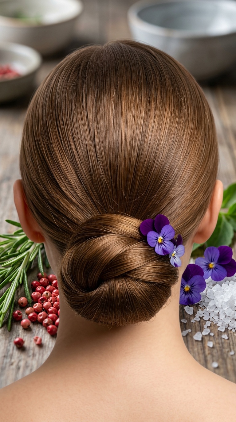 Low Sleek Chignon