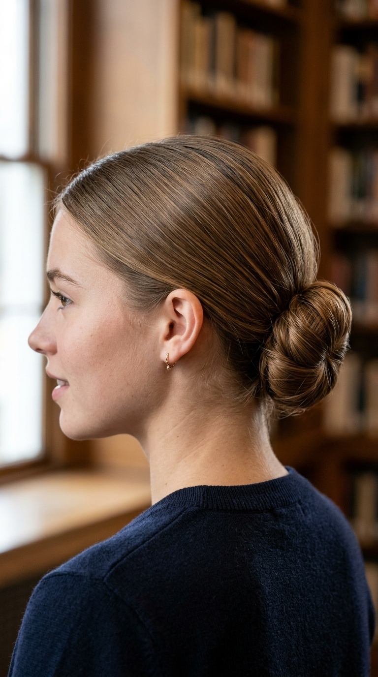 Low Sleek Chignon