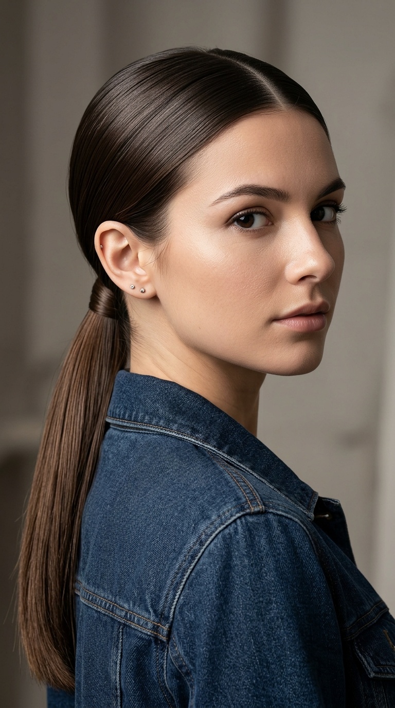 Low Sleek Ponytail