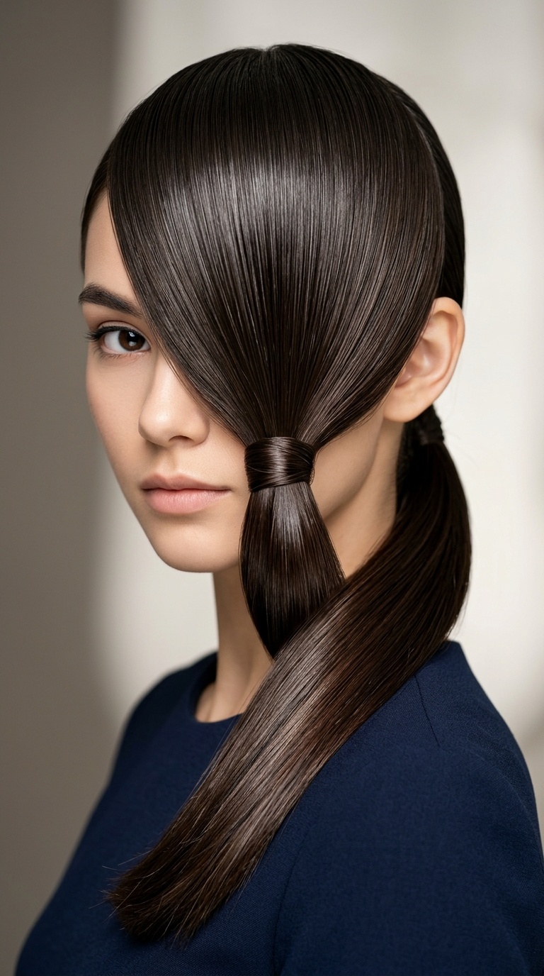 Low Sleek Ponytail