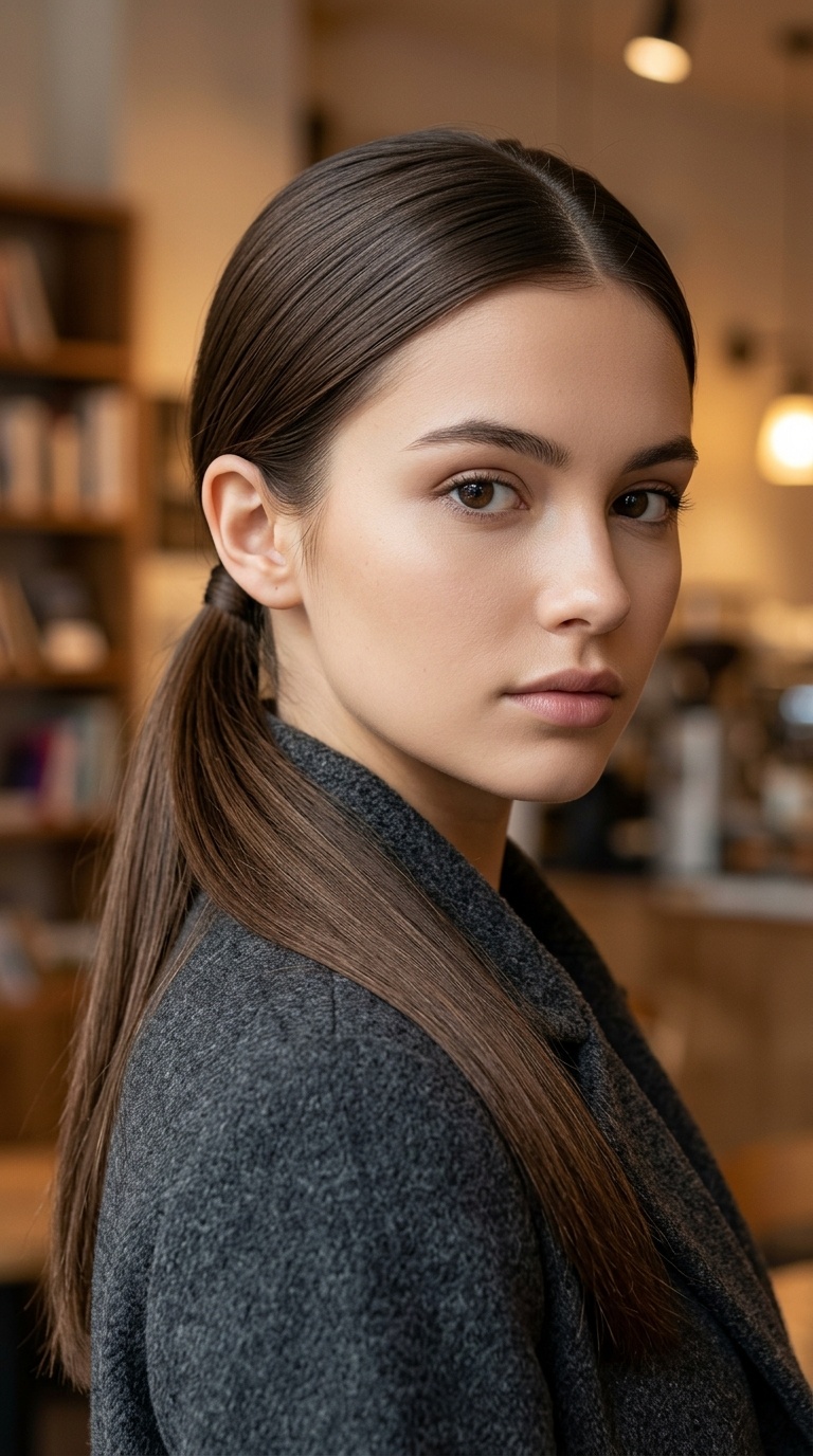 Low Sleek Ponytail