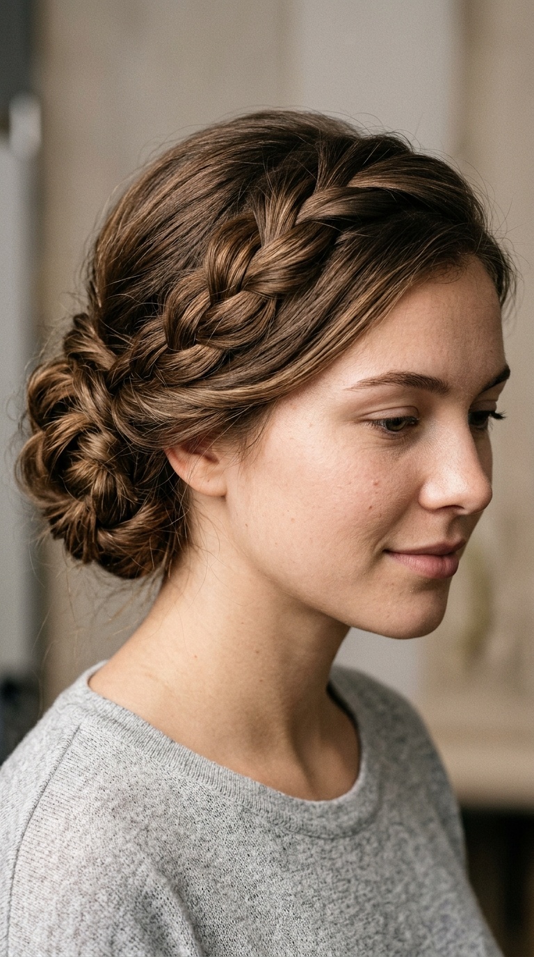Low Textured Chignon