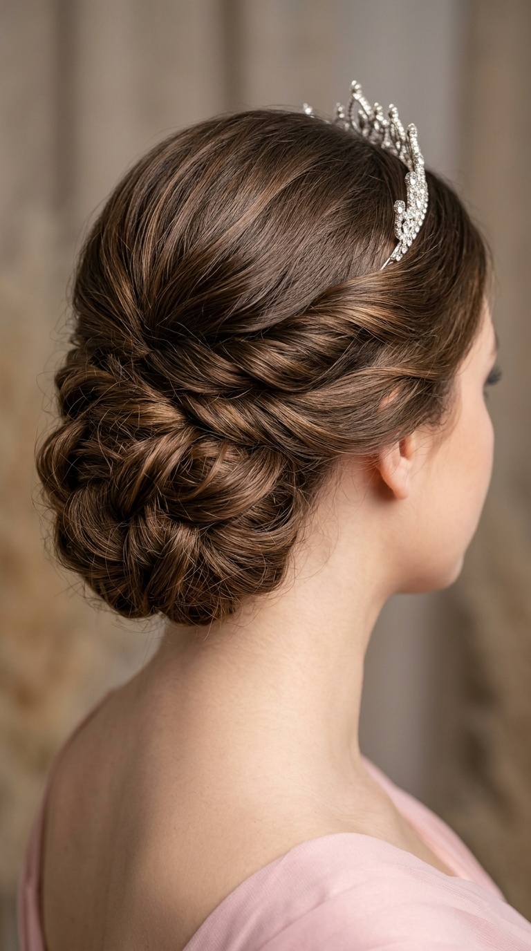 Low Textured Chignon