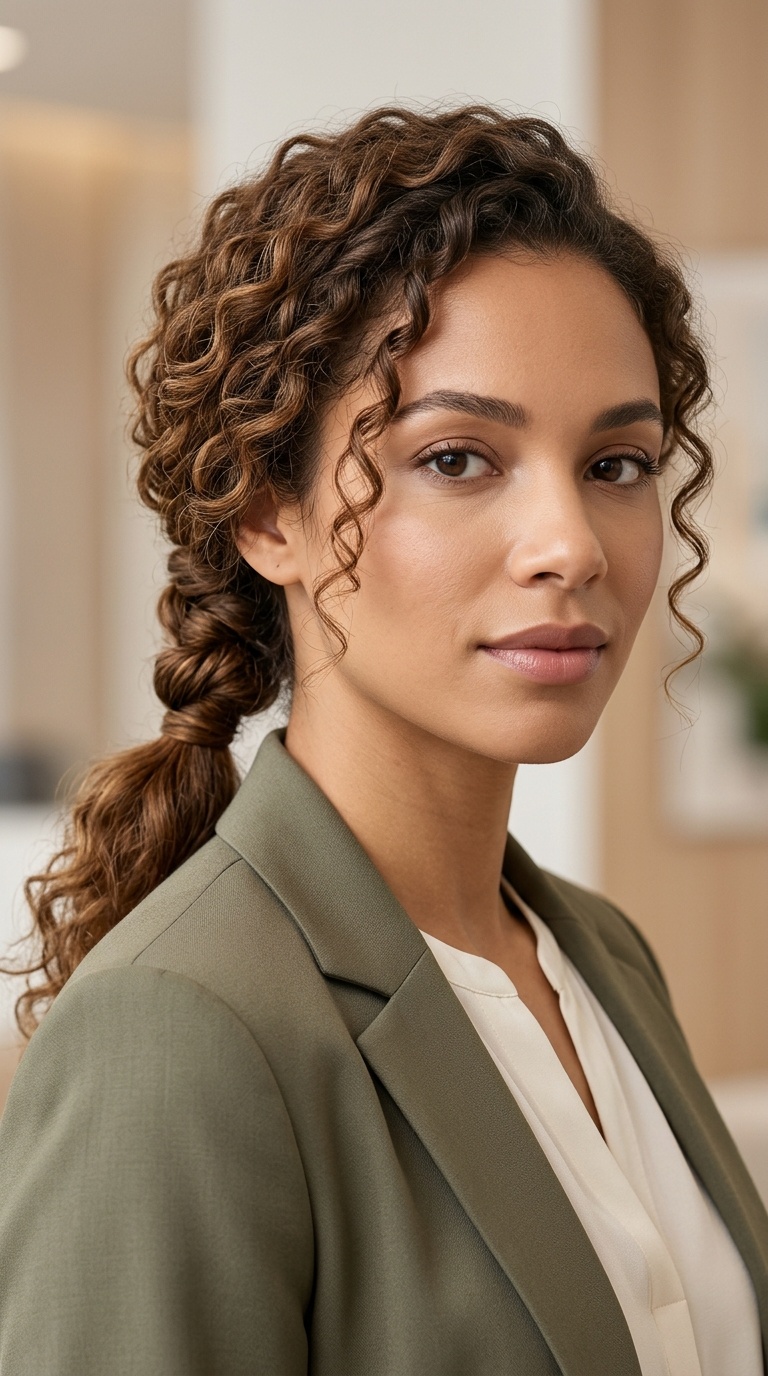 Low Triple-Twist Ponytail