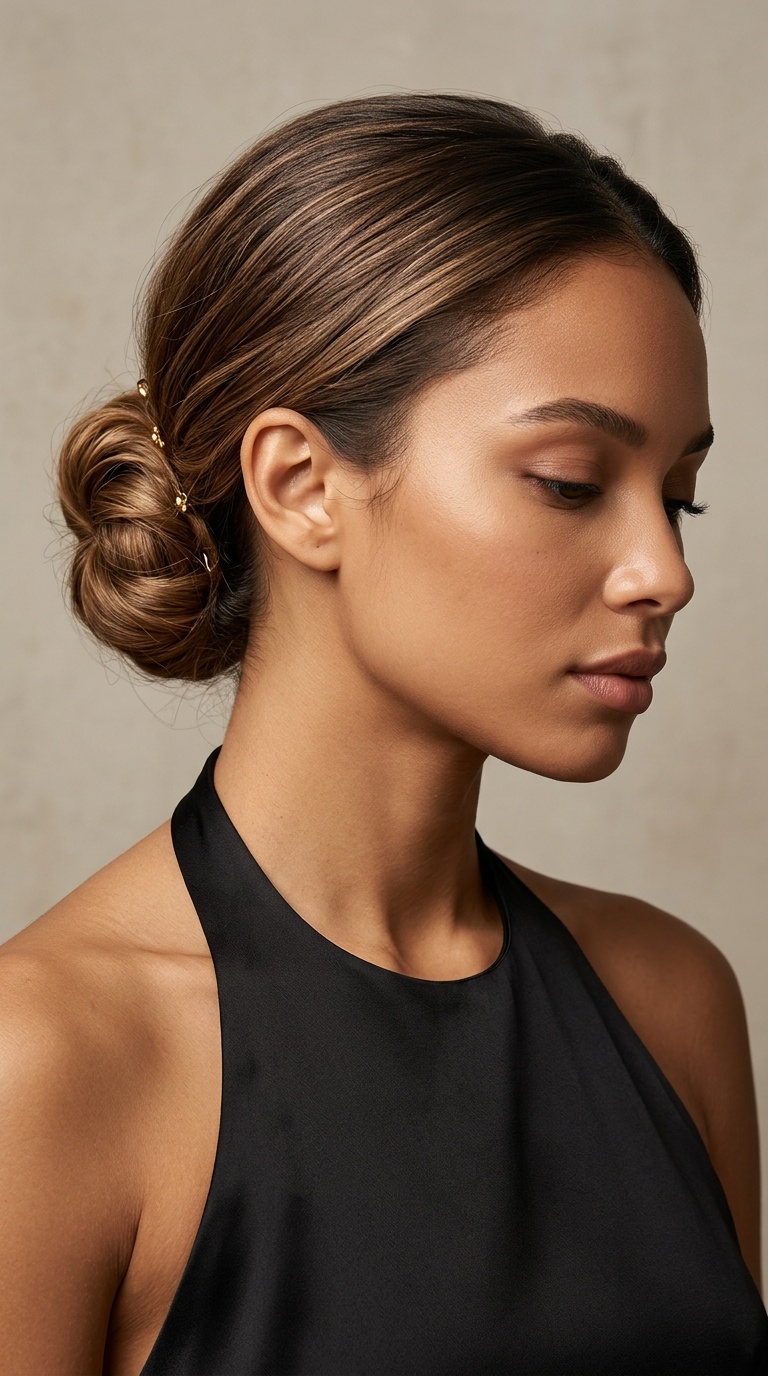 Low Tucked Chignon
