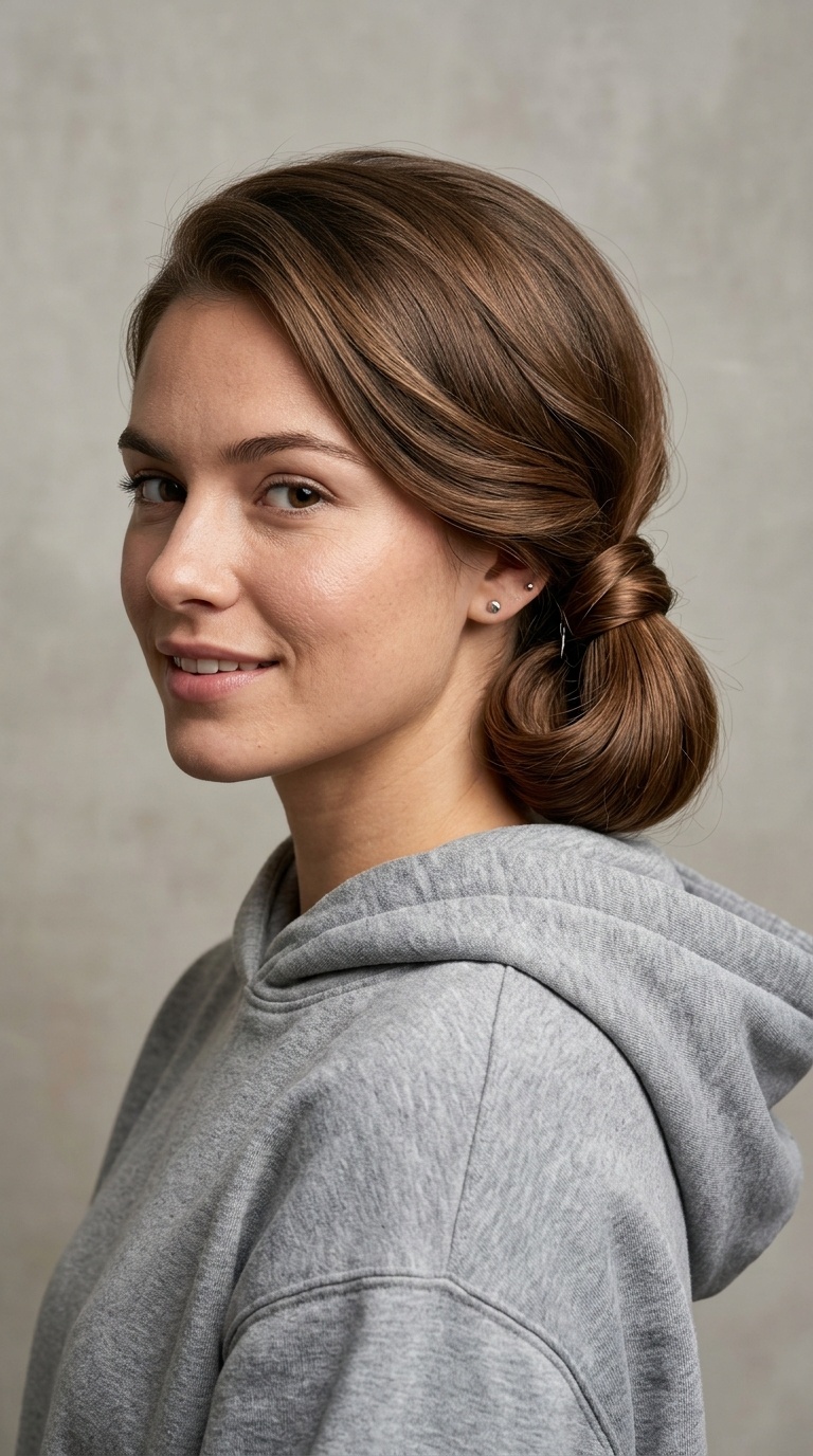 Low Tucked Ponytail