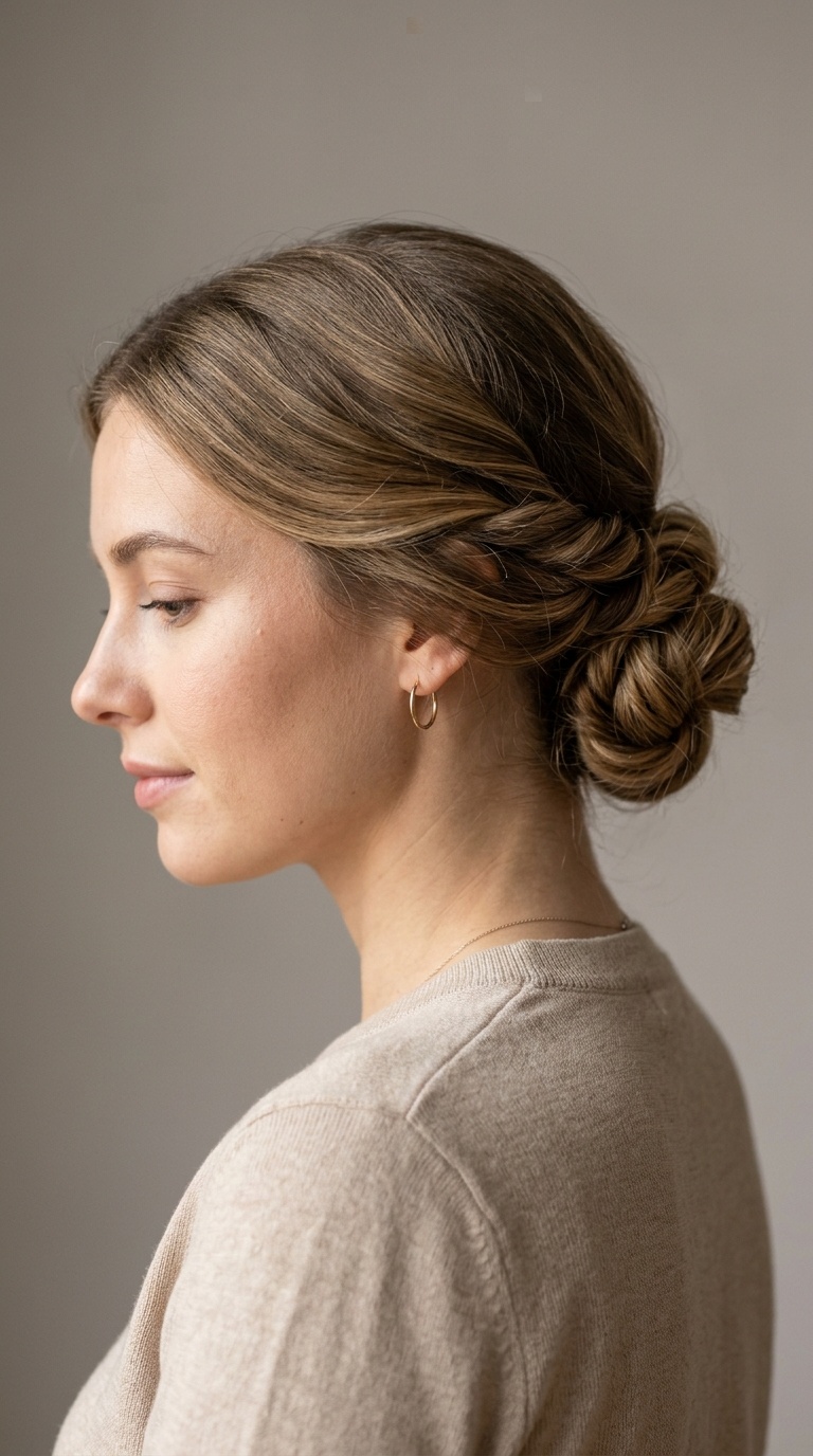 Low Twisted Chignon