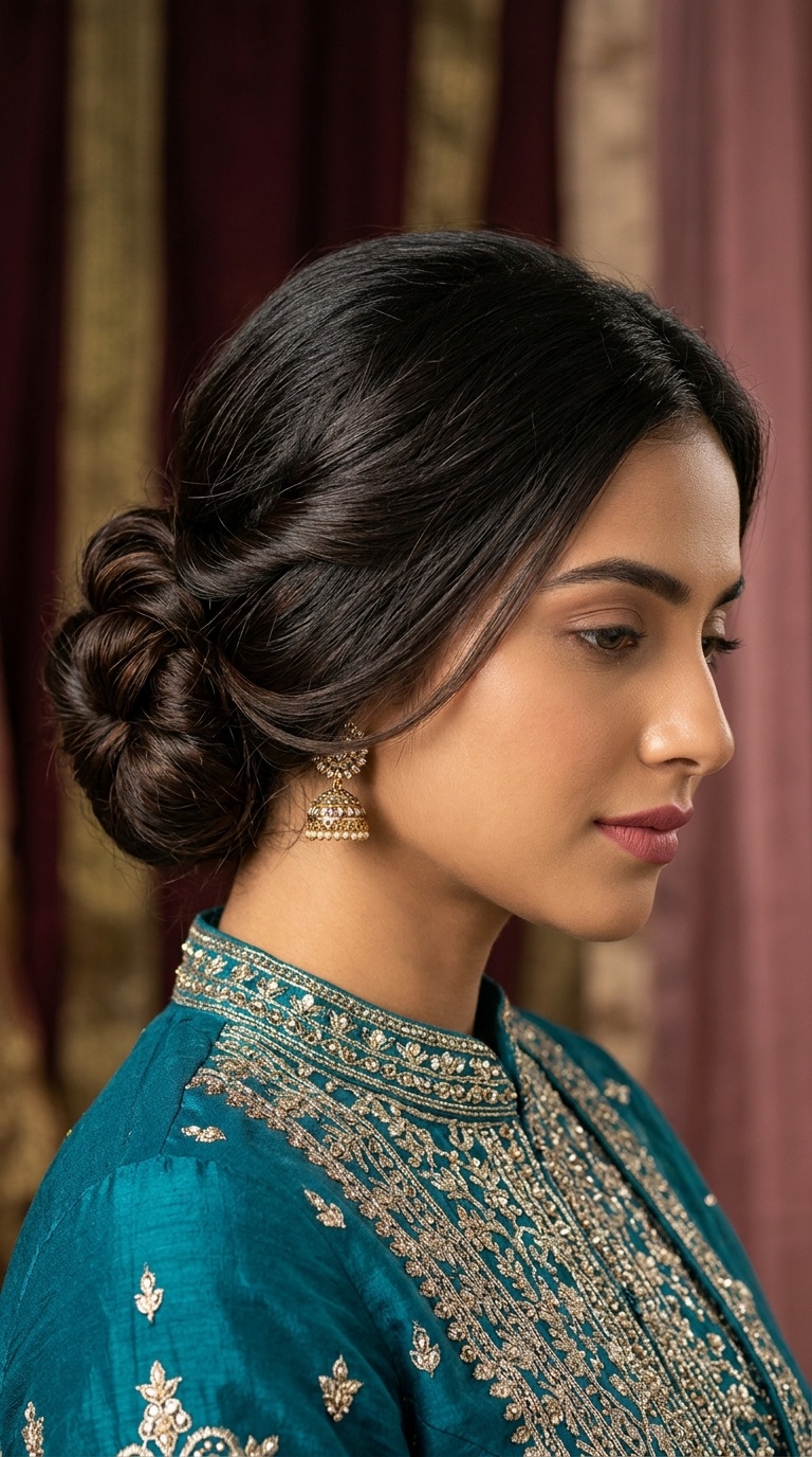 Low Twisted Chignon