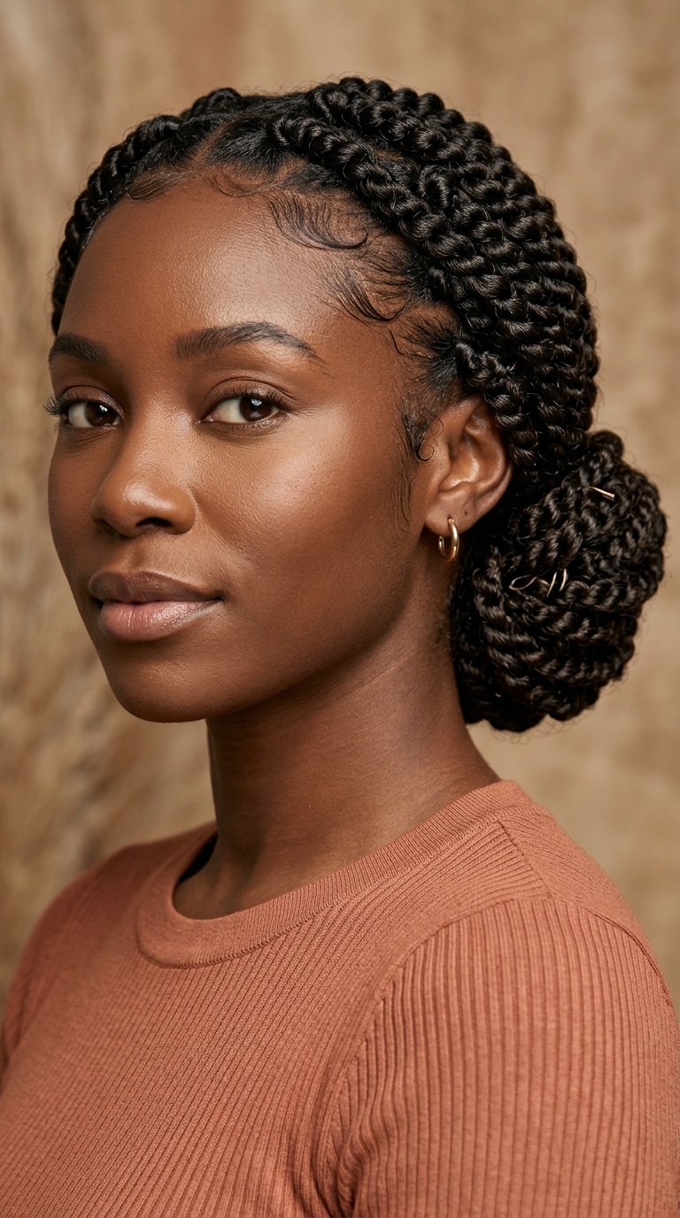 Low Twisted Chignon