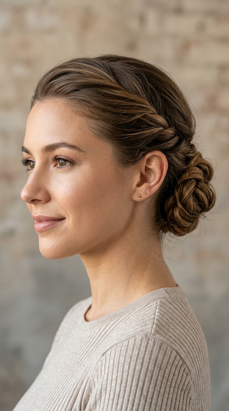 Low Twisted Chignon