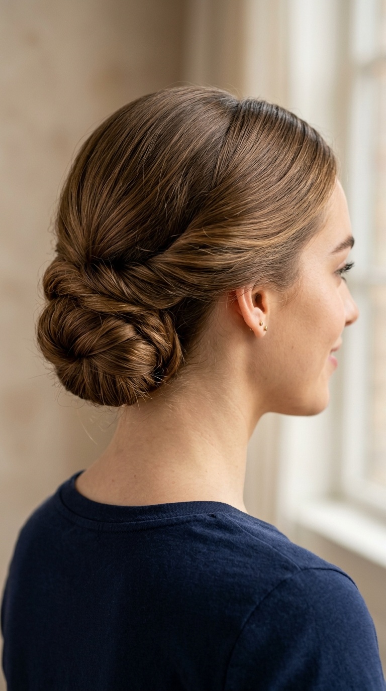 Low Twisted Chignon