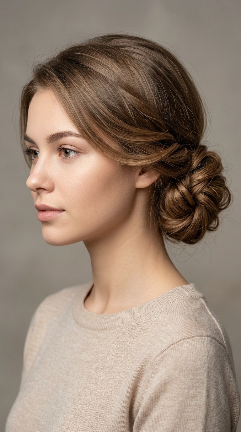 Low Twisted Chignon