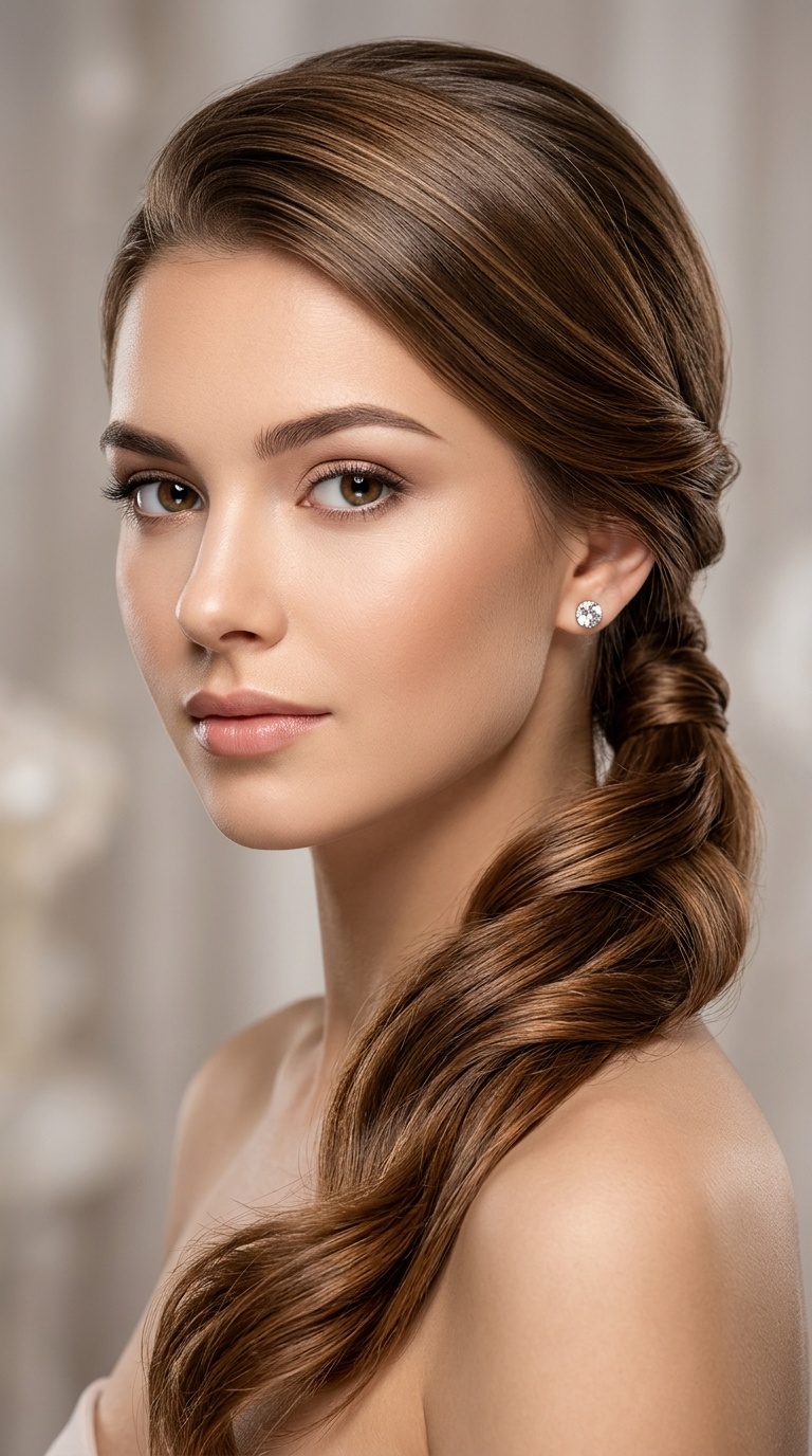 Low Twisted Ponytail