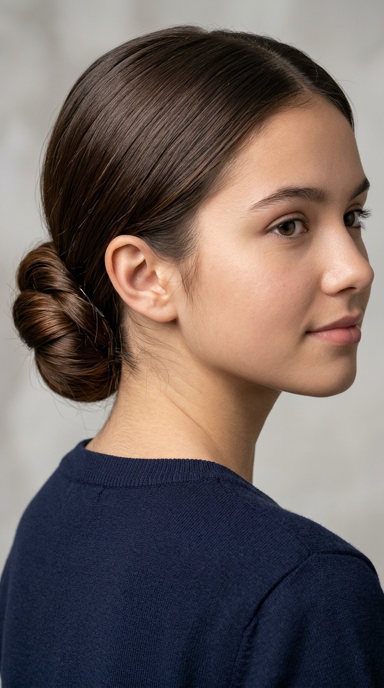 Low Wrapped Chignon
