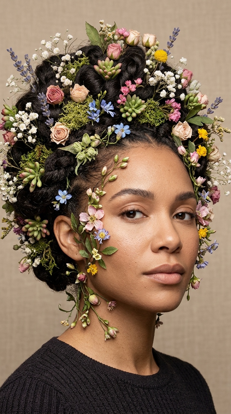 Macro Flower Garden Installation
