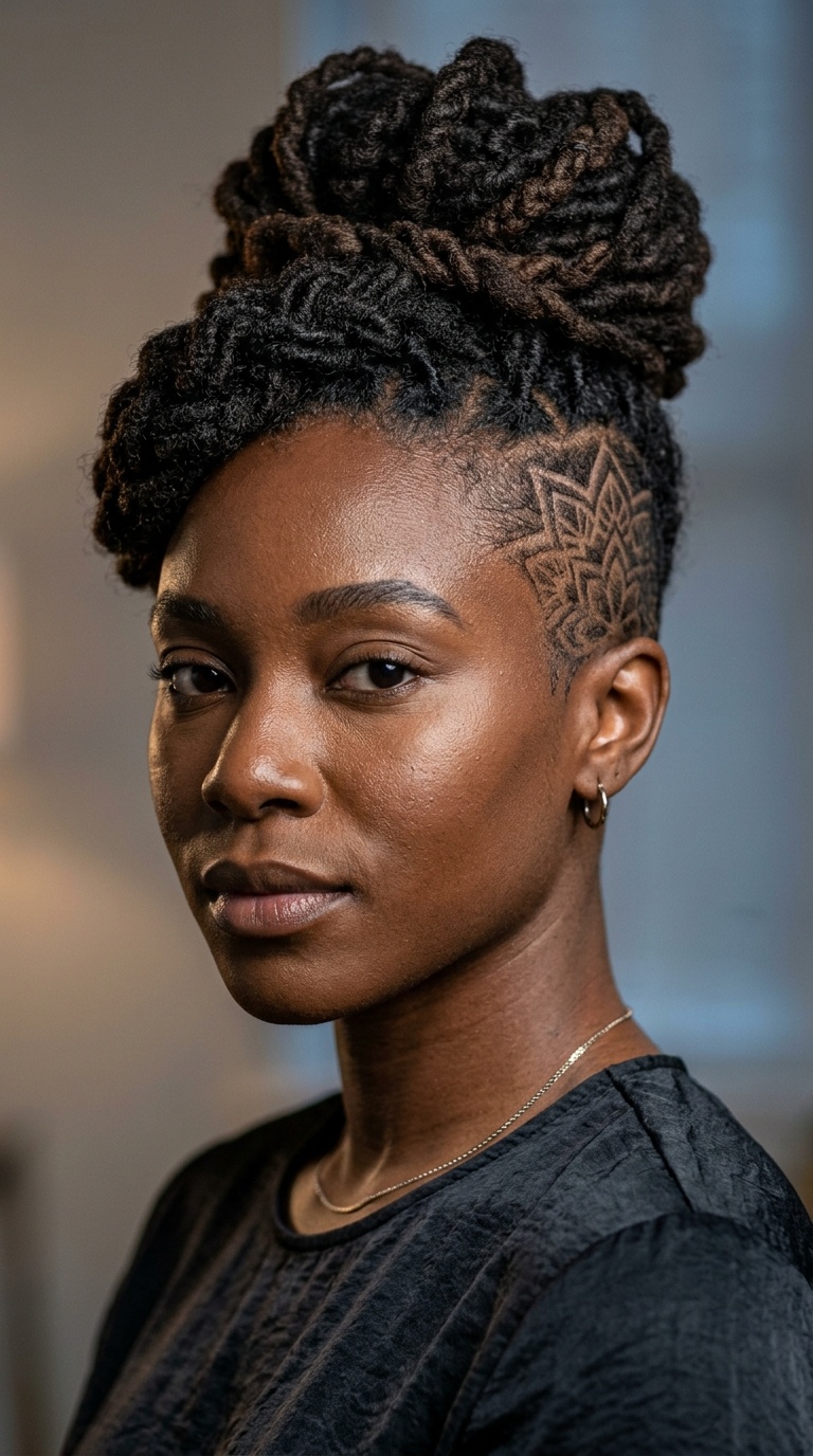 Mandala Patterned Undercut