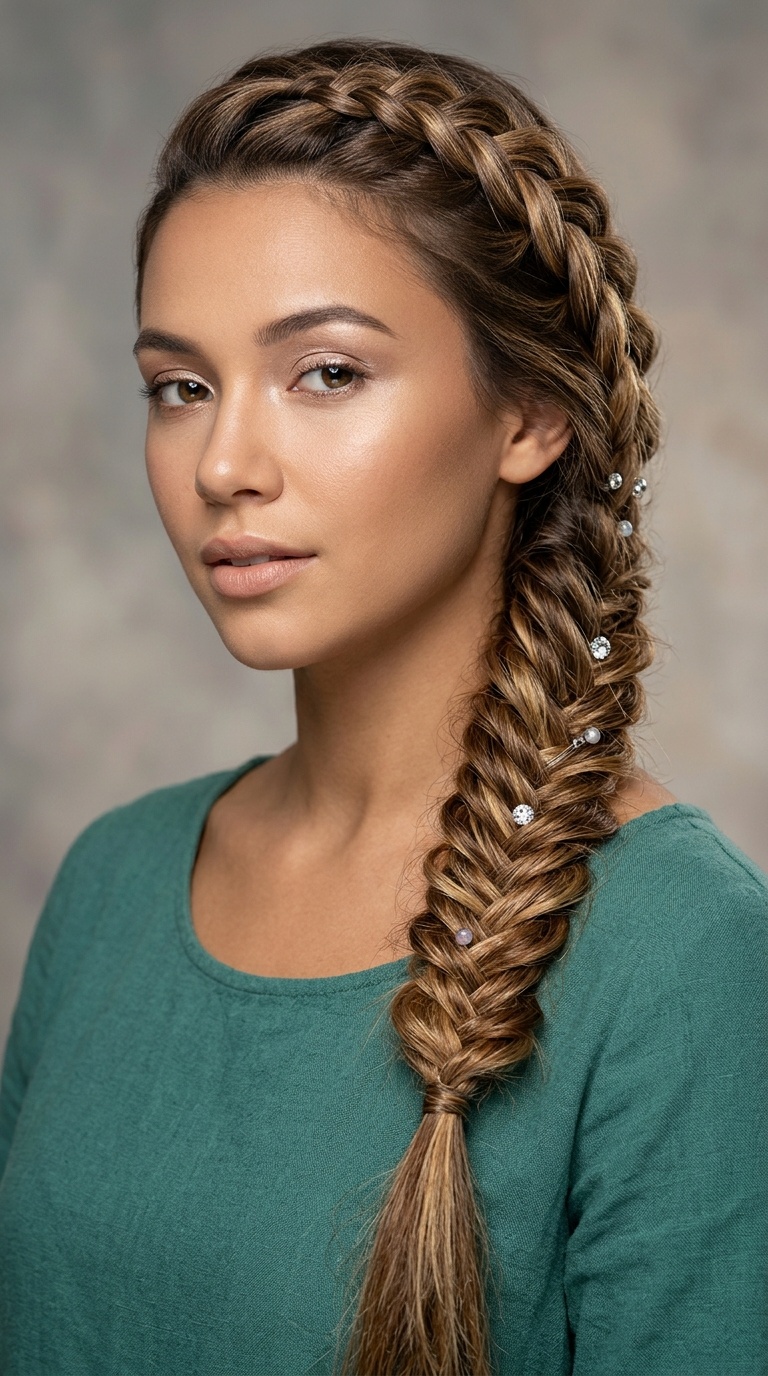 Mermaid Fish-Tail Braid