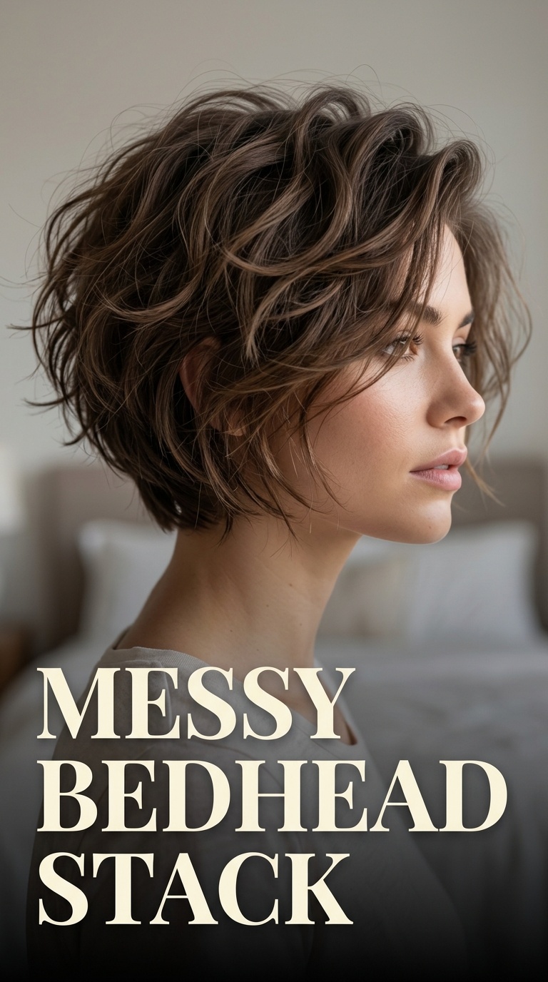 Messy Bedhead Stack