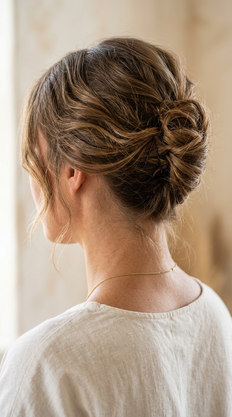 Messy French Twist