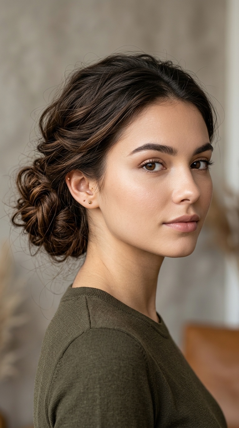 Messy Low Bun