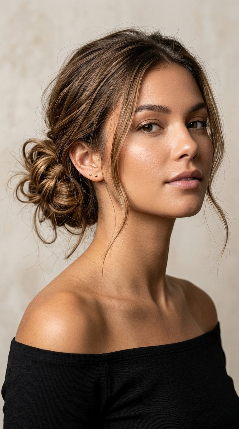 Messy Low Bun