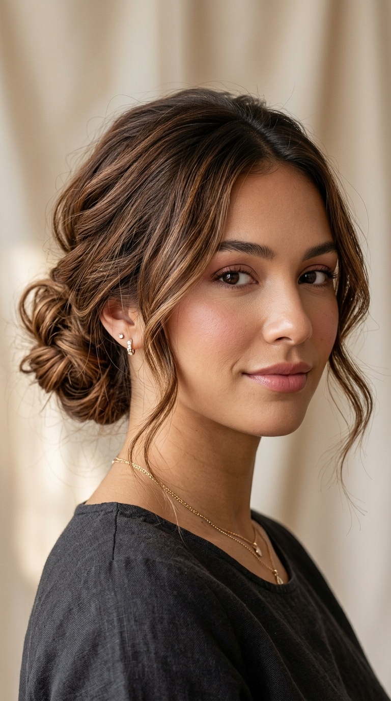Messy Romantic Chignon