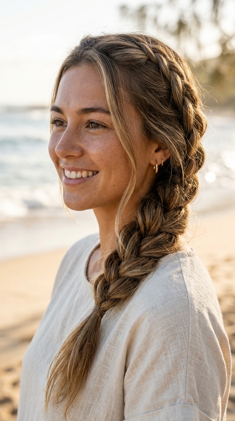 Messy Side Braid