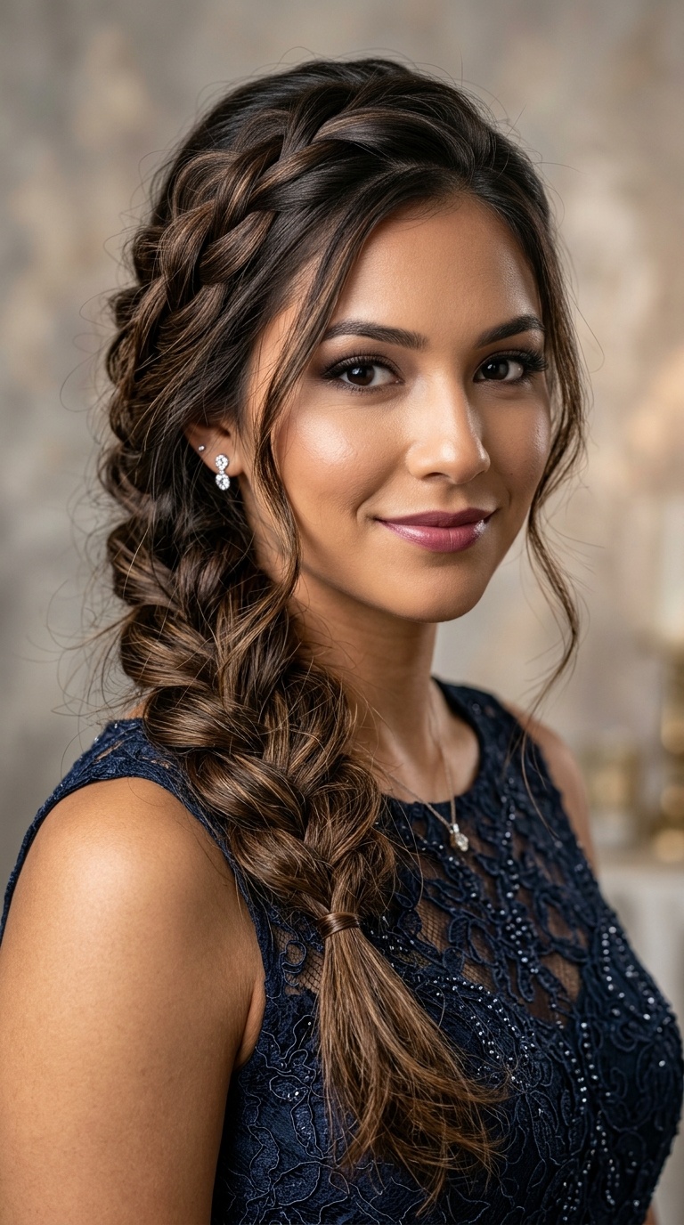 Messy Side Braid