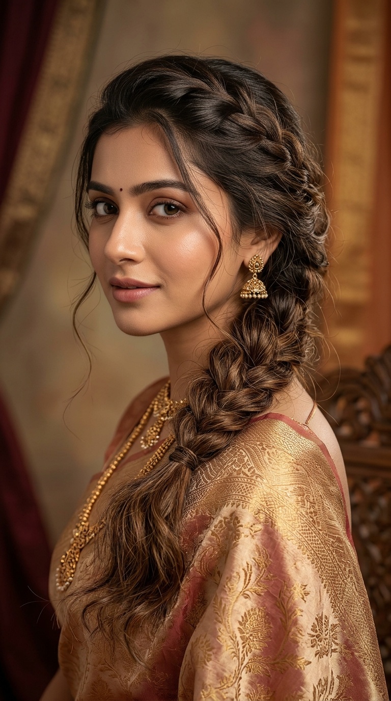 Messy Side Braid