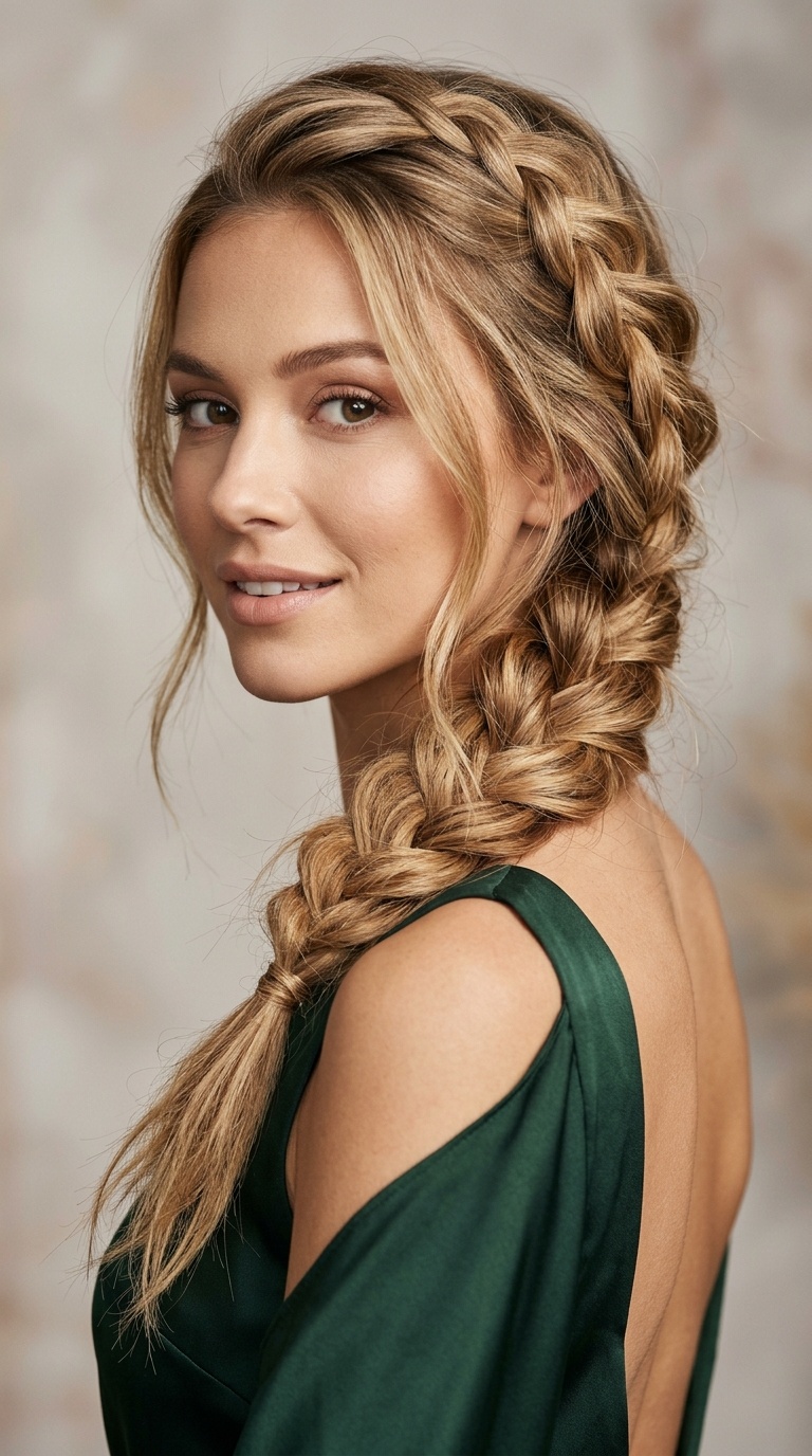 Messy Side Braid