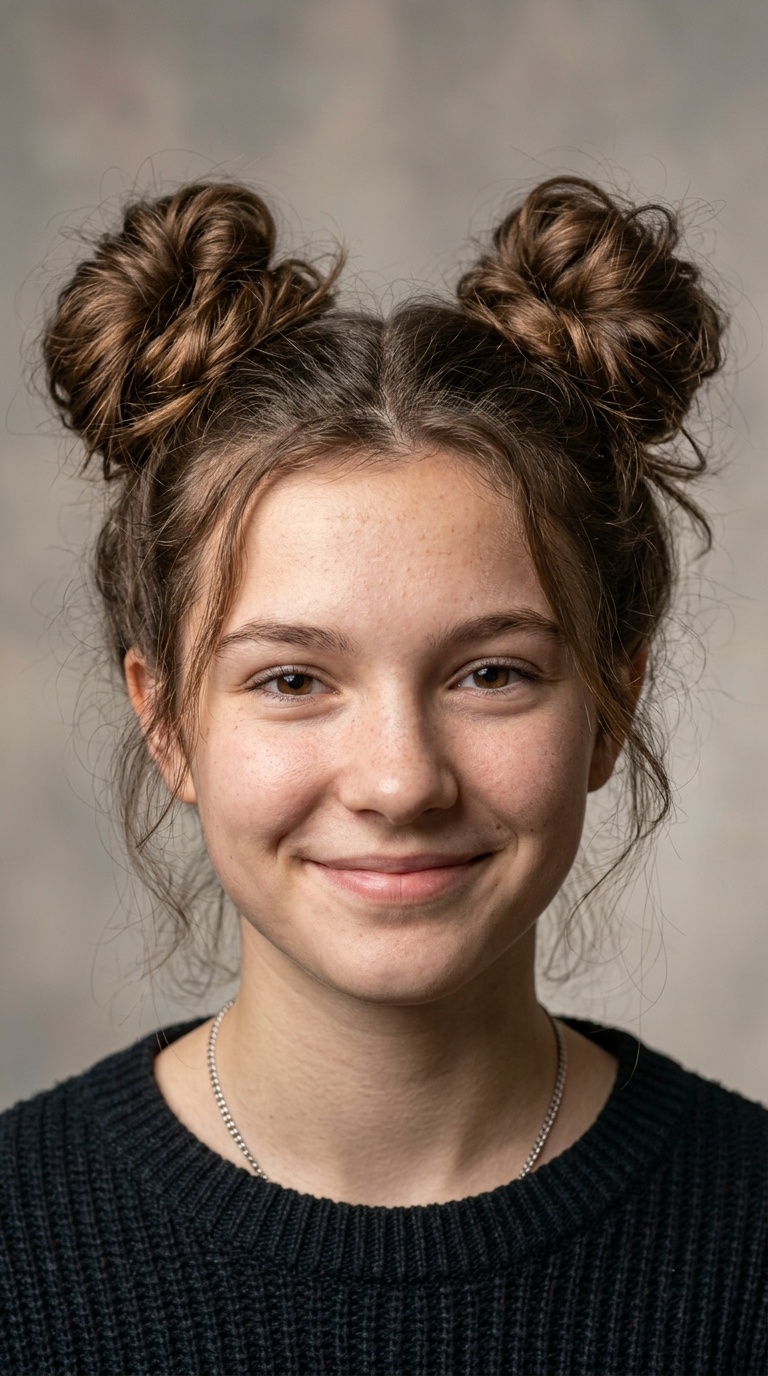 Messy Space Buns
