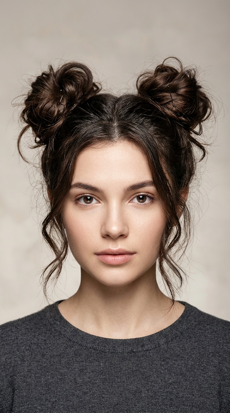 Messy Space Buns