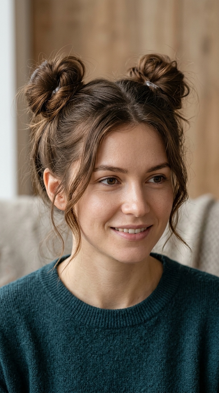 Messy Space Buns