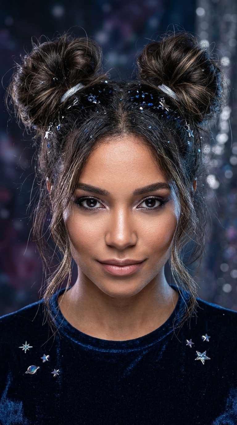 Messy Space Buns Galactica
