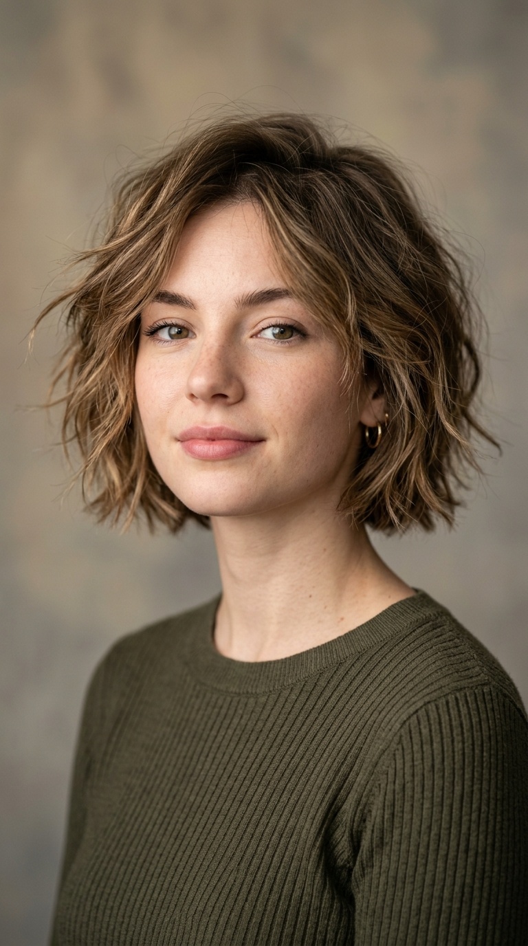 Messy Textured Bob